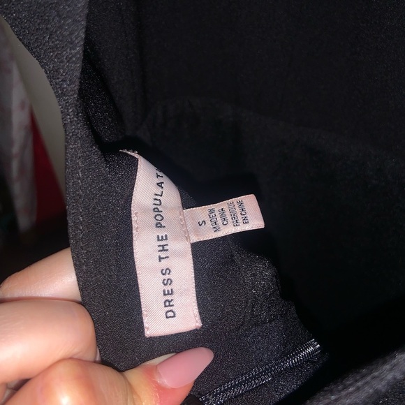 Dress the Population
Emme Bow Back Cocktail Dress black formal party fall $200 - Picture 10 of 13